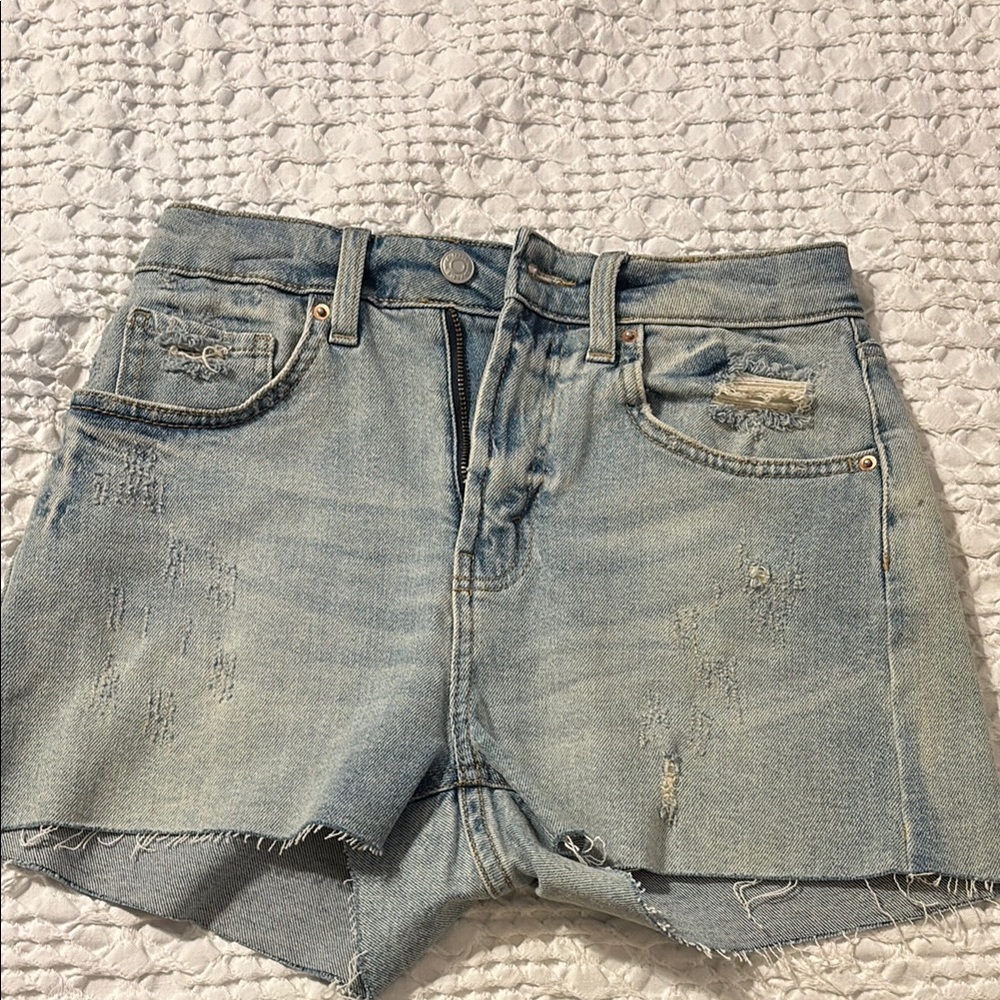 Denim Distressed Women's Shorts